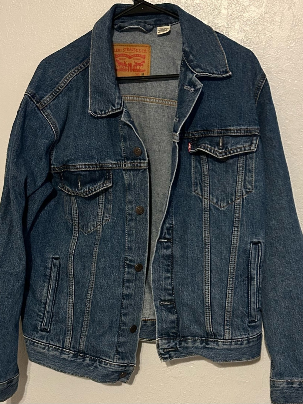 Levi's Dark Blue Denim Trucker Jacket